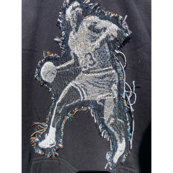 Michael Jordan-Dunk Hand Stitched Hoodie Size XL Men’s New - Picture 3 of 3